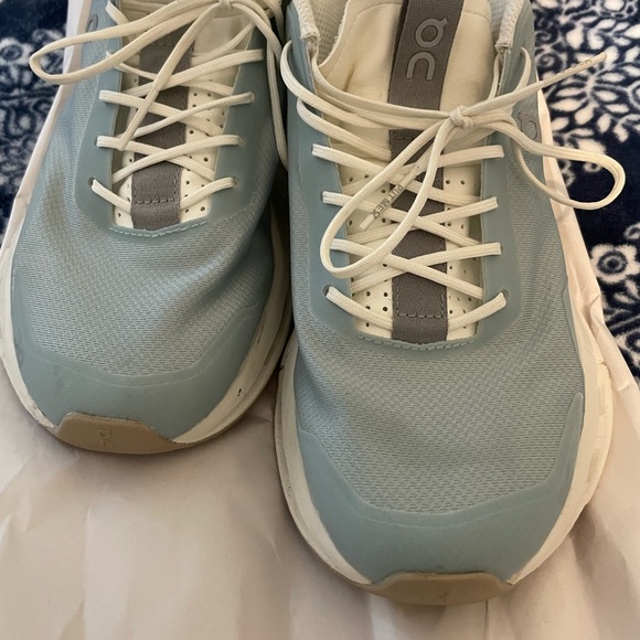WORN 5-6 TIMES On Cloud Cloudnova Womens Running Shoe Light Blue Size 9 - Picture 2 of 13